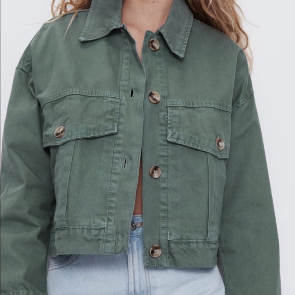 ZARA Bloggers Favorite Jacket Medium - Picture 4 of 6